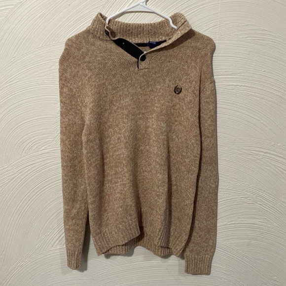 Chaps Medium men’s 100% cotton long sleeve quarter button up - Picture 9 of 16